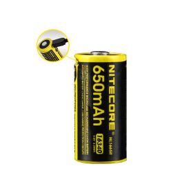 Nitecore NL1665R 650mAh USB Rechargeable 16340 Battery