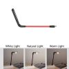 3 Colors LED Night Light Hand Sweep Smart Reading Book Lights USB Plug Foldable Portable Desk Lamp for Laptop Keyboard Lighting - Red - 3 Colors