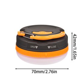 1pc Portable Camp Light; Night Light; Super Bright LED Camp Hiker Lamp; Outdoor Camp Light; Tent Light; 2.76in*1.65in - 1pcs Camping Lamp