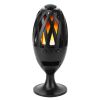 LED Flame Speakers Torch Wireless Speaker Waterproof Stereo Bass Speaker Outdoor Light-Up Speaker Atmosphere LED - Black