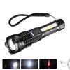 30W LED COB Strong Light Flashlight Portable Rechargeable Bright Household LED Lamp Built in Battery with Power Display - 30W LED