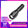 Strong Light T6 Flashlight LED Aluminum Alloy Telescopic Focusing Flashlight Mini Waterproof Strong Light Portable Outdoor Flash - A