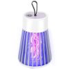 Electric Bug Zapper Mosquito Insect Killer Lamp Portable LED Light Fly Trap Catcher with LED Light - White