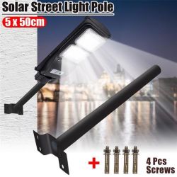 5 x 50CM Street Light Pole Black ZD000608 - black