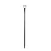 Set of 6 RC String Light Pole;  9 FT Lighting Stand ;  LED Solar Bulbs for Parties;  Christmas - Horn