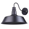 14in Wall-mounted Metal Light/Black - US