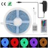 LED Strip Lights 16.4FT 150 LEDs RGB Color Changing Lamp IP65 Waterproof 5050 LED Dimmable LED Decorative Lights  - White