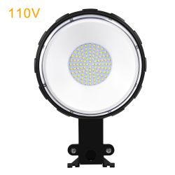 100W LED High Bay Lights 6000K Daylight White High Bay Light Fixtures 110V IP65 Waterproof - 100W