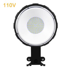 100W LED High Bay Lights 6000K Daylight White High Bay Light Fixtures 110V IP65 Waterproof - 100W