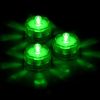 3Pcs Submersible LED Tea Lights Waterproof Candle Lights Battery Operated Lamp - Green