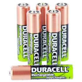 Duracell AAA NiMH 800mAh HR03 Rechargeable StayCharged 1.2V Batteries - 12 Pack Bulk - Default Title