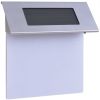 Solar LED House Number Light Stainless Steel - White