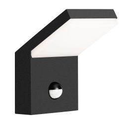 Porch Light; LED Modern Wall Mount Sconce; IP54 Waterproof 1800lm 18W 3000K - dark grey