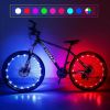 2 Pack LED Bicycle Wheel Light, 7 Colours in One Waterproof Bicycle - Multi