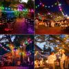 41FT LED Outdoor Fairy String Light Hanging Bulb Waterproof Garden Decor Plug in - Light