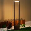 Outdoor Bollard Lamp/Path Light Integrated LED Metal Pathway Light - DARK GREY