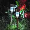 6x White Solar Garden Light SS - LA01