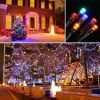 Solar String Lights LED Solar Power Fairy String Light 12M 100 LEDs 8 Lighting Mode Multicolor Waterproof Starry String Lights - Color