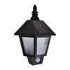 Solar Wall Lamps 2 pcs with Motion Sensor Black - Black