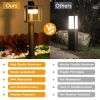 Outdoor Pathway LED Lights IP44 Waterproof Garden Lantern Modern Landscape Lighting - DARK GREY 800