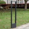 Outdoor Bollard Lamp/Path Light Integrated LED Metal Pathway Light - DARK GREY