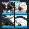 2 Pack LED Bicycle Wheel Light, 7 Colours in One Waterproof Bicycle - Multi