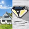 50 COB LED Solar Light - 2 Pack - Black