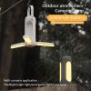 10000 MAh Large-capacity Battery USB Interface Three-color Outdoor Can Be Hung Portable Outdoor Camping Light - Dark Gray