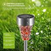 6Packs Solar Garden Lights Outdoor Solar Pathway Lights IP44 Water Resistant Landscape Lights - Multicolor