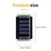 Super Bright Solar Powered LED Door Fence Wall Lights Outdoor Garden Yard Lamp - as picture