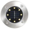 Solar Ground Lights 8 pcs LED Lights RGB Color - 315695