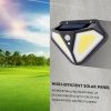 1pc Solar LED Security Light; Waterproof Motion Sensor Wall Lamp With 3 Lighting Modes; Sunlight Power Lighting For Garden Courtyard - 1