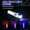 Super Bright LED Flashlight Fixed Focus L2 Lighting White Red Blue Purple Side Light Fishing Searching Camping Lantern - Fixed Focus L2