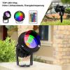 10W RGB LED COB Landscape Lamp Waterproof Garden Walkway Lawn Spike Spot Light - as picture