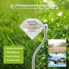 4Pcs Solar Garden Light Outdoor Diamond LED Light IP65 Waterproof Stake Decorative Lamp - White