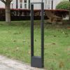 Outdoor Bollard Lamp/Path Light Integrated LED Metal Pathway Light - DARK GREY