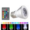 16 Color RGB Magic LED Light Bulb - Silver