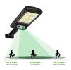 120 COB Outdoor Solar Light with Remote - Black