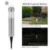 Solarek 6 Pack Outdoor Solar Light IP44 Waterproof RGB Garden Lamp Landscape Lawn DÃ©cor Light - Silver