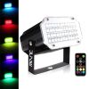 Disco Stage Light Strobe LED RGB DJ Dance Laser Party Lamp Stage Effect Lighting - Black