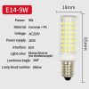 LED Corn Lamp E14 Screw Ceramic Bulb Household Commercial Bulb Warm Light Bulb - e14 9w warm light