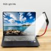 3 Colors LED Night Light Hand Sweep Smart Reading Book Lights USB Plug Foldable Portable Desk Lamp for Laptop Keyboard Lighting - Red - 3 Colors