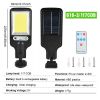 LED Solar Wall Light Motion Sensor Outdoor Garden Security Yard Lamp - as picture