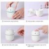 Colorful 220ML Mini Portable LED Night Light Mute Air Humidifier USB Mist Maker Diffuser Humidifiers For Home Office - Pink