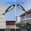 Commercial Solar Street Light LED IP67 Dusk-Dawn Road Lamp+Pole - as picture