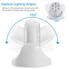 Wireless LED Spotlight 90 Degree Motion Sensor Night Lamp 360Â°Rotate Cordless Stairs Lights Battery Operated - White