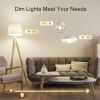 4Pack Smart Alexa Light Bulb Warm White Dimmable - White