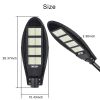 Commercial Solar Street Light LED IP67 Dusk-Dawn Road Lamp+Pole - as picture