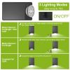 Solar Lights 88 LEDs Wall Lamps Outdoor 120Â° Motion Sensor Sound Control Lightings - Black