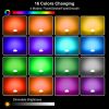 9W LED Light Bulb E27 RGB Lamp Bulb 16 Colors Changeable 24-key IR Remote Control - White